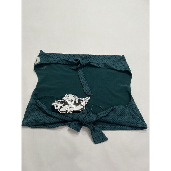 Boys Lie A Little Birdie Told Me Halter Top in Green - Picture 4 of 5